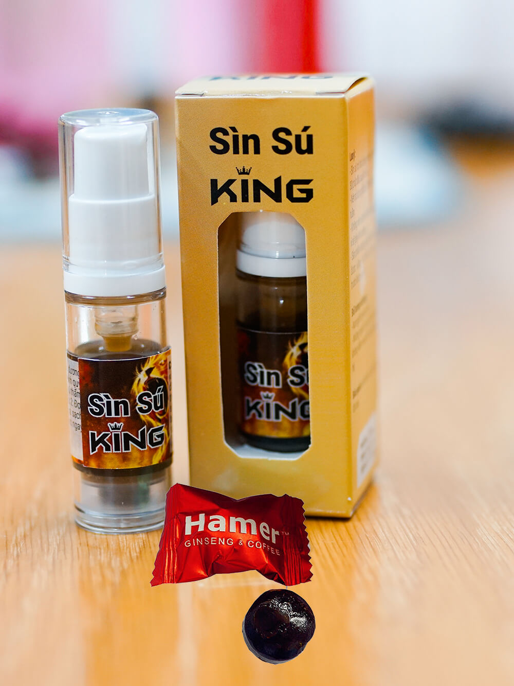 Sìn Sú Nước (Lọ 4ml) + 1 Kẹo Sâm Hamer